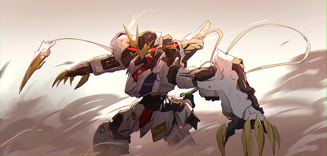 Аниме, мобилен костюм Gundam: Желязокръвни сираци, HD тапет HD wallpaper