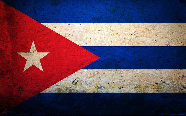 Flagge von Kuba, HD-Hintergrundbild