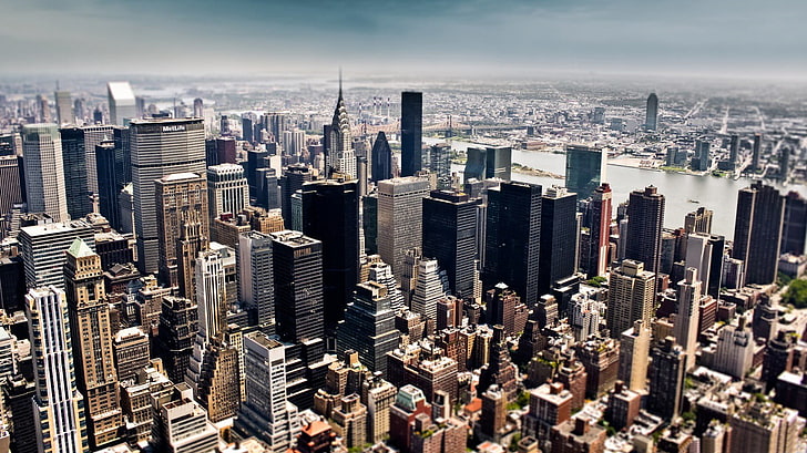 Hochhaus, Stadtbild, Stadt, Gebäude, New York City, HD-Hintergrundbild