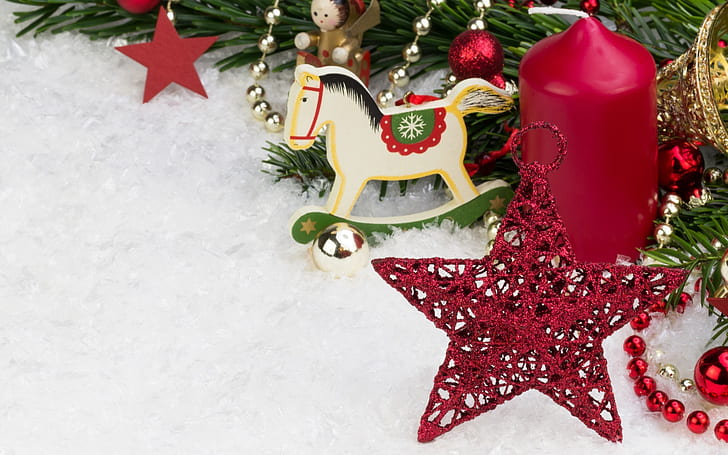 2014小さなクリスマスの飾り、クリスマスの飾り、クリスマスの飾り、 HDデスクトップの壁紙