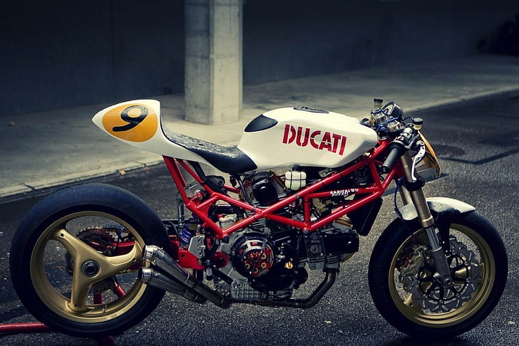 motores piloto ducati café motos 1280x854 Motocicletas Ducati HD Art, piloto, motores, HD papel de parede