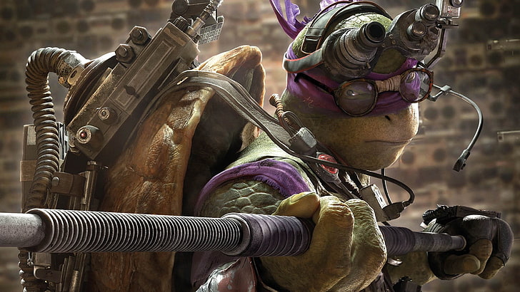 خلفية Donatello TMNT ، سلاحف النينجا ، دوني، خلفية HD