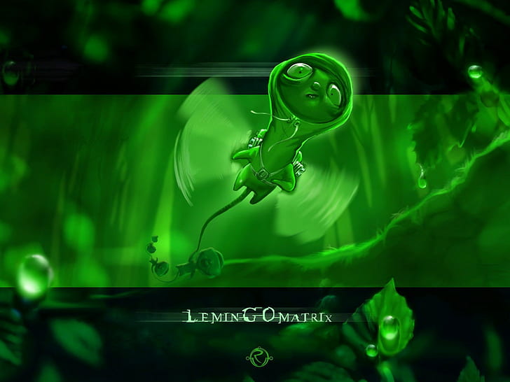 greens, Figure, lemming, HD wallpaper