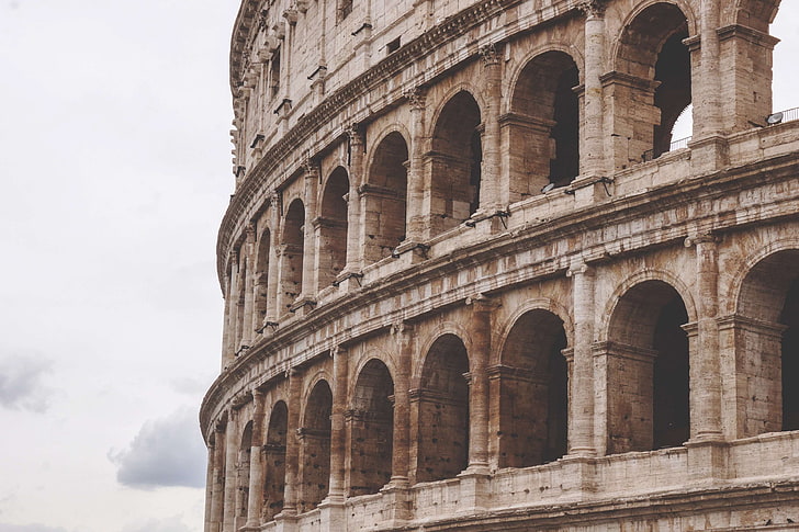 Amfiteater, Coliseum, Colosseum, Amfiteater Flavia, bersejarah, Wallpaper HD