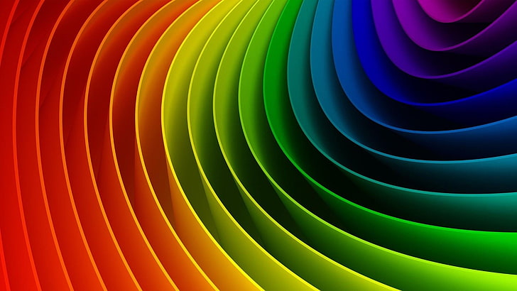 Regenbogen, Farben, abstrakt, Mischung, HD-Hintergrundbild
