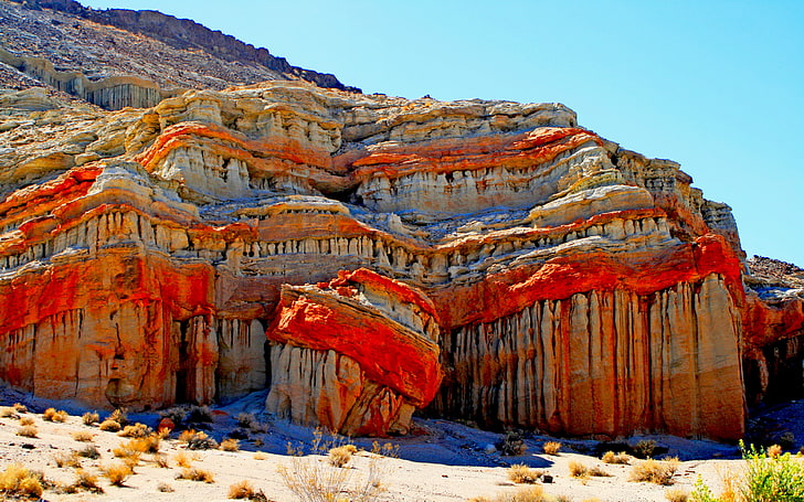 Fortress Of The Red Rocks State Park I Kern County Kalifornien USA Skrivbordsunderlägg Hd 3840 × 2400, HD tapet