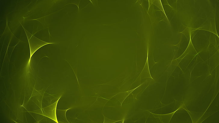 zielona abstrakcyjna tapeta cyfrowa, abstrakcja, fraktal, sztuka cyfrowa, zielony, dzieło sztuki, Tapety HD