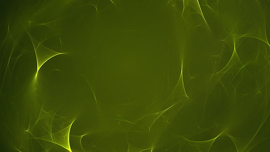fond d'écran numérique abstrait vert, abstrait, fractale, art numérique, vert, oeuvre, Fond d'écran HD HD wallpaper