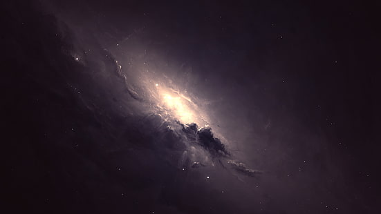 seni ruang, kegelapan, nebula, malam, alam semesta, ruang, galaksi, 8k uhd, 8k, Wallpaper HD HD wallpaper