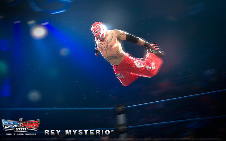 Rey Mysterio Sports Wrestling HD Art, WWE, svr11, luchador, rey mysterio, HD papel de parede