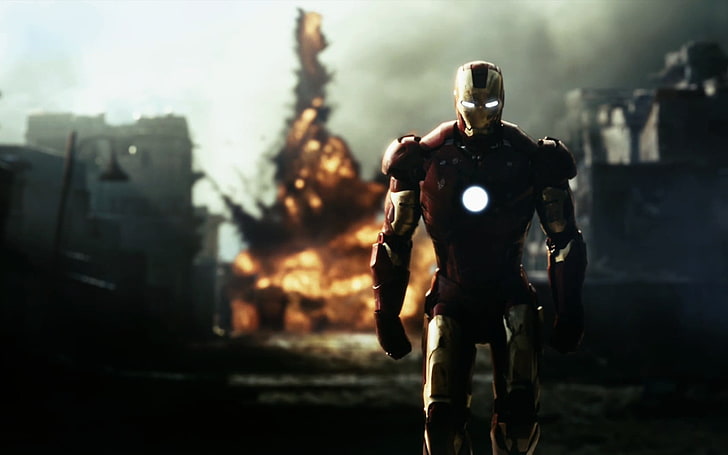 Marvel Iron Man movie still screenshot, Iron Man, HD wallpaper