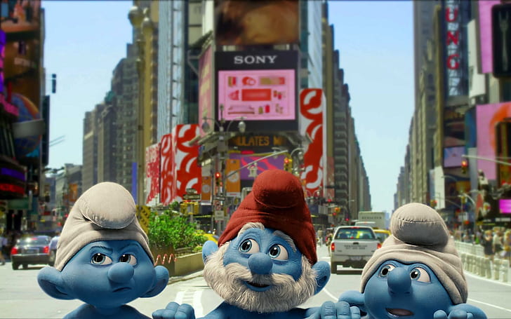 The Smurfs 2011, movie, film, smurf, HD wallpaper