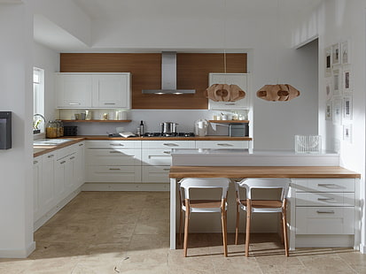 tasarım, stil, oda, iç, mutfak, HD masaüstü duvar kağıdı HD wallpaper