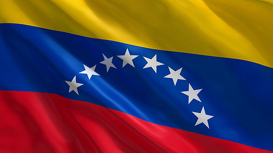 bakgrund, flagga, stjärna, fon, Venezuela, HD tapet HD wallpaper