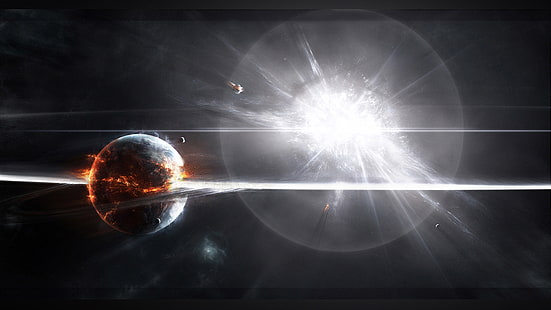 Supernova Blast Explosion ทำลาย HD, อวกาศ, การระเบิด, ซูเปอร์โนวา, ระเบิด, ทำลาย, วอลล์เปเปอร์ HD HD wallpaper
