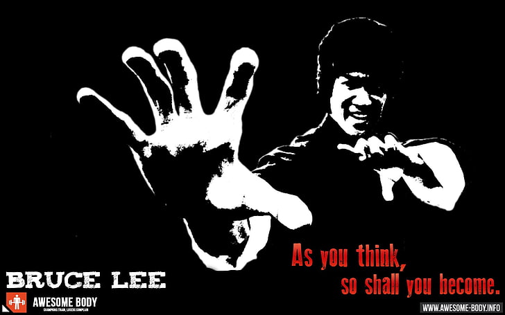 maigre, Bruce Lee, de motivation, Fond d'écran HD