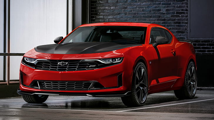 Chevrolet, Chevrolet Camaro RS, Car, Chevrolet Camaro RS 1LE, Muscle Car, Red Car, HD wallpaper