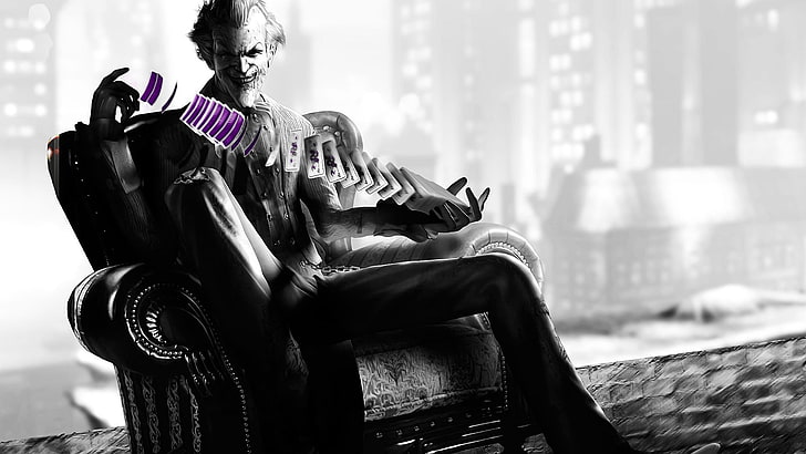 The Joker wallpaper, Joker, cards, playing cards, HD wallpaper