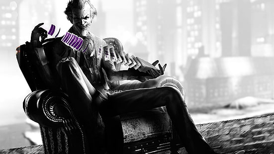 Lo sfondo di Joker, Joker, carte, carte da gioco, Sfondo HD HD wallpaper