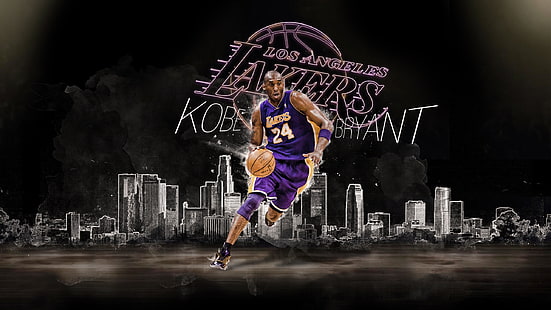 La pelota, Baloncesto, Los Ángeles, NBA, Lakers, Kobe Bryant, Jugador, Fondo de pantalla HD HD wallpaper