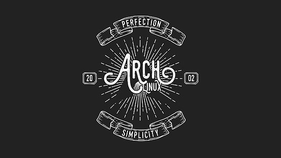 شعار Arch ، Archlinux ، Linux، خلفية HD HD wallpaper