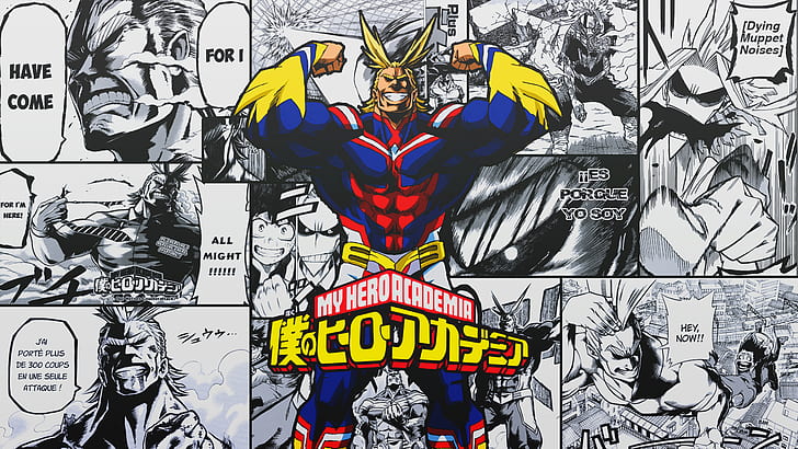 anime, Boku no Hero Academia, semuanya mungkin, Wallpaper HD