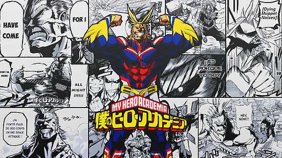 อะนิเมะ Boku no Hero Academia ทั้งหมดอาจ, วอลล์เปเปอร์ HD HD wallpaper