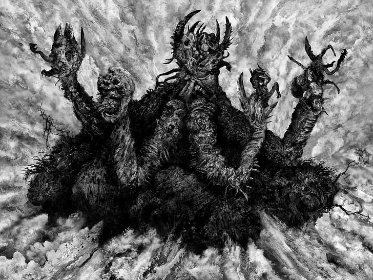 Sombre, occulte, Baphomet, démon, Satan, satanique, satanisme, Fond d'écran HD