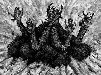 Dark, Occult, Baphomet, Demon, Satan, Satanic, Satanism, HD tapet HD wallpaper