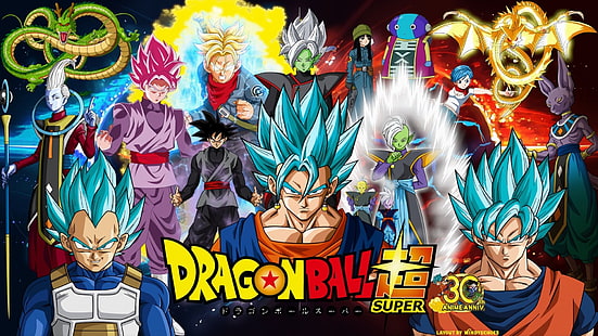 วอลล์เปเปอร์ Dragon Ball Super, Dragon Ball, Dragon Ball Super, Beerus (Dragon Ball), Black (Dragon Ball), Black Goku, Bulma (Dragon Ball), Goku, Gowasu (Dragon Ball), Mai (Dragon Ball), SSGSS Goku, SSGSS Vegeta, SSGSS Vegito, SSR Black, Shenron (Dragon Ball), Supreme Kai (Dragon Ball), Trunks (Dragon Ball), Vegeta (Dragon Ball), Vegito (Dragon Ball), Whis (Dragon Ball), Zamasu (Dragon Ball) ), Zarama (ดราก้อนบอล), Zeno (ดราก้อนบอล), วอลล์เปเปอร์ HD HD wallpaper