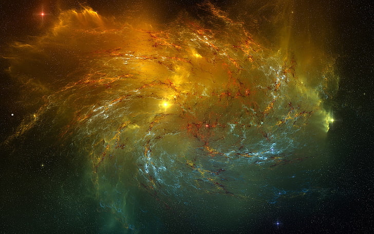 fenomena langit, nebula, Wallpaper HD