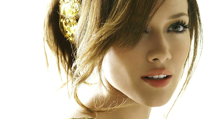ผู้หญิงใบหน้านักแสดง Hilary Duff สีน้ำตาล, วอลล์เปเปอร์ HD