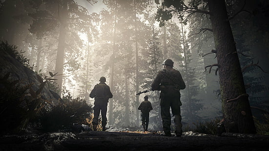 Call of Duty World War II, żołnierz, gry wideo, Tapety HD HD wallpaper
