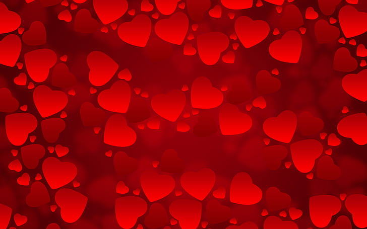 愛、心、赤、ロマンス、愛、心、赤、ロマンス、 HDデスクトップの壁紙