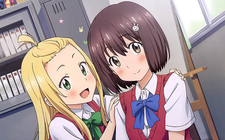 Kono Bijutsubu ni wa Mondai ga Aru !, anime girls, Usami Mizuki, Colette (Konobi), anime, HD masaüstü duvar kağıdı