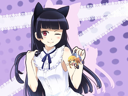 weibliche Anime-Figur Illustration, Gokou Ruri, Ore no Imouto von Konnani Kawaii Wake von Nai, HD-Hintergrundbild HD wallpaper