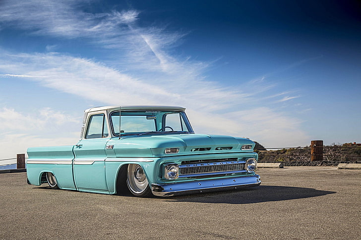 1966, c10, chevrolet, chevy, classic, custom, hot, hotrod, lowrider, muscle, pickup, rod, rods, HD wallpaper