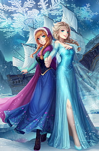dessin animé, Frozen (film), Fond d'écran HD HD wallpaper