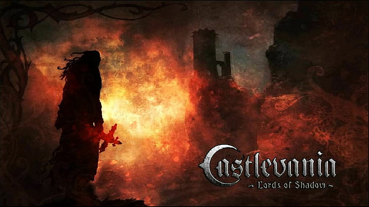 Castlevania, Castlevania: Lords of Shadow, videospel, Videospelkonst, text, logotyp, HD tapet