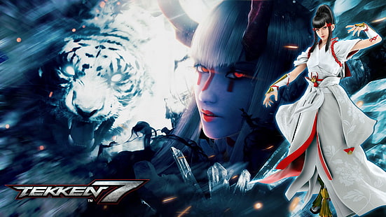 Tekken, Kazumi Mishima, Tekken 7, Tiger, HD-Hintergrundbild HD wallpaper