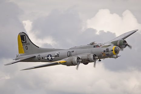 война, Вторая мировая война, Боинг B-17 Flying Fortress, HD обои HD wallpaper