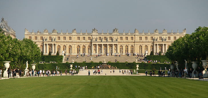 건물, 프랑스 귀족의 대저택, 프랑스, ​​궁전, 베르사유, HD 배경 화면