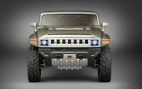 Hummer HX Concept 2008 4, gray and silver hummer, concept, 2008, hummer, HD wallpaper HD wallpaper
