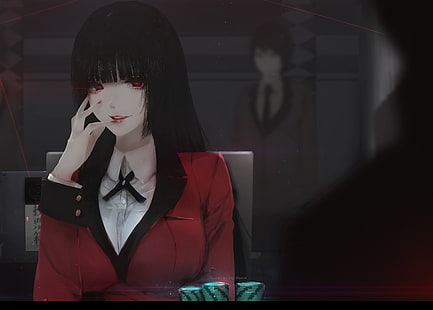 Kakegurui, Jabami Yumeko, Anime Girls, HD-Hintergrundbild HD wallpaper