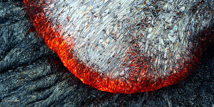 lava, volcano, HD wallpaper