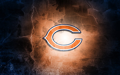 Logotipo de los Chicago Bears, osos de Chicago, nfl, Fondo de pantalla HD HD wallpaper