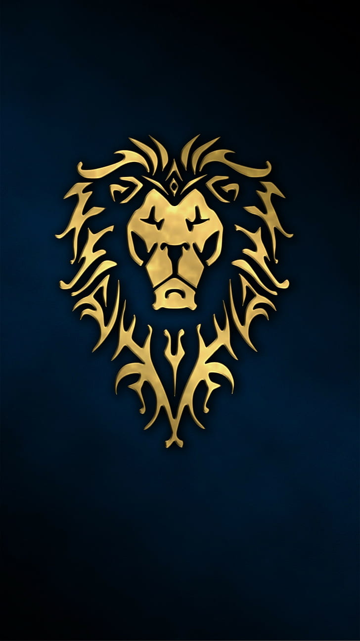 lion alliance warcraft world of warcraft, HD wallpaper