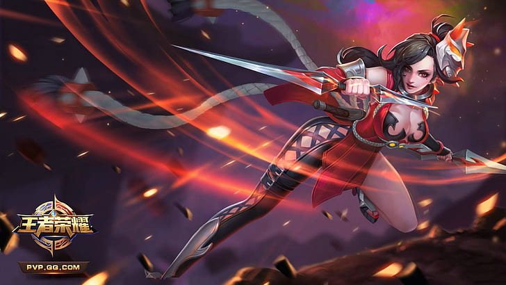 King Of Glory Assassin Jing Ke Kill Or Assists Will Refresh All Skills Of The Cooldown And Restore Yourself 150 (+ 100% Physical Bonus) Point Of Health Wallpaper Hd 1920×1080, HD wallpaper