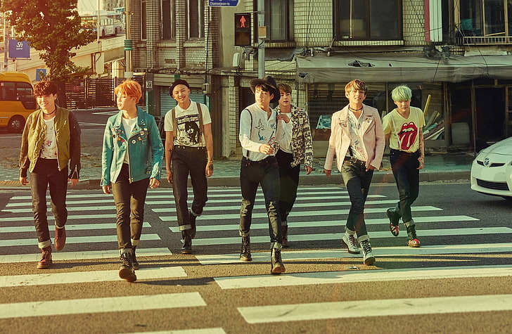 قميص رجالي أبيض بأكمام طويلة ، BTS ، K-pop ، J - Hope ، Rap Monster ، Jungkook ، Jimin ، Suga ، Jin bts ، V bts، خلفية HD
