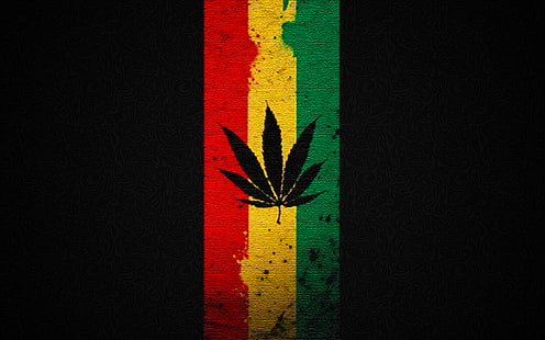 Leaf Rasta, liść, reggae, marihuana, konopie indyjskie, rasta, liść rasta, liść, reggae, marihuana, konopie indyjskie, rasta, Tapety HD HD wallpaper